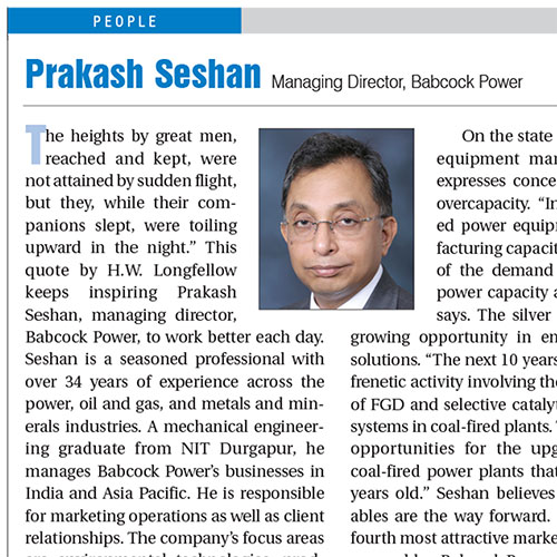 Thumbnail of PowerLine profile of Prakash Seshan